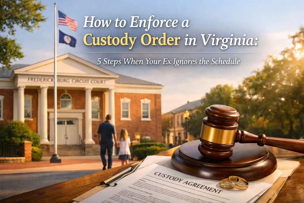 How to Enforce a Custody Order in Virginia: 5 Steps When Your Ex Ignores the Schedule