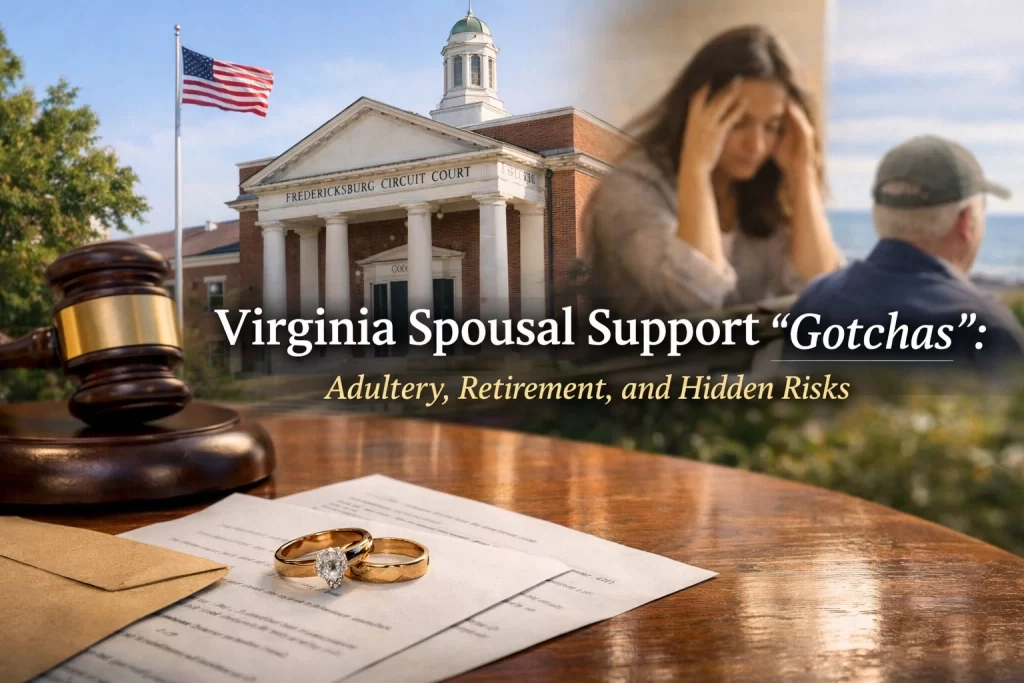 Virginia Spousal Support Gotchas: Adultery, Retirement, and Hidden Risks