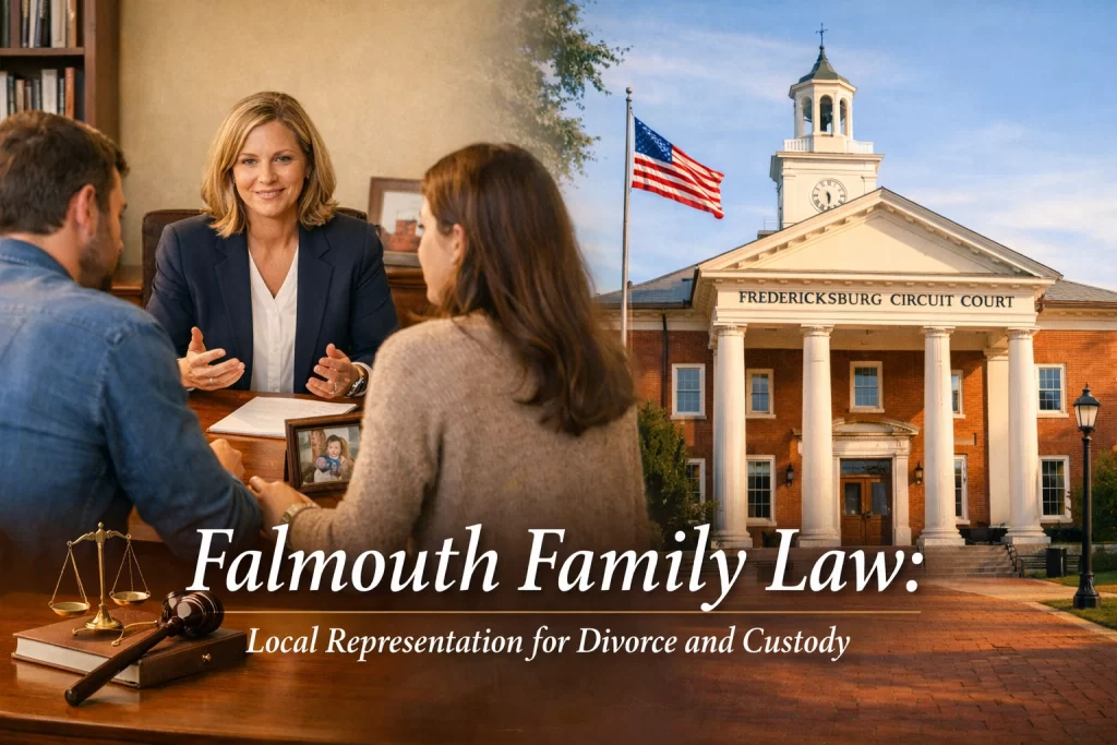 Falmouth VA Divorce Attorney Guidance for Divorce and Custody