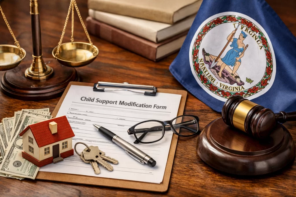 Child support modification Virginia