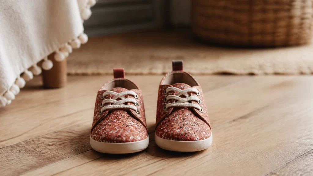 Two children's shoes on a wooden floor — Virginia child custody decision factors