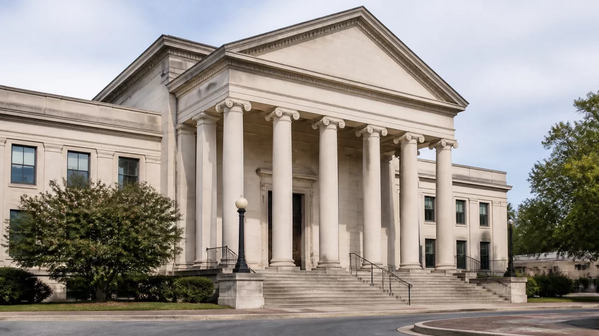Courthouse exterior in Virginia