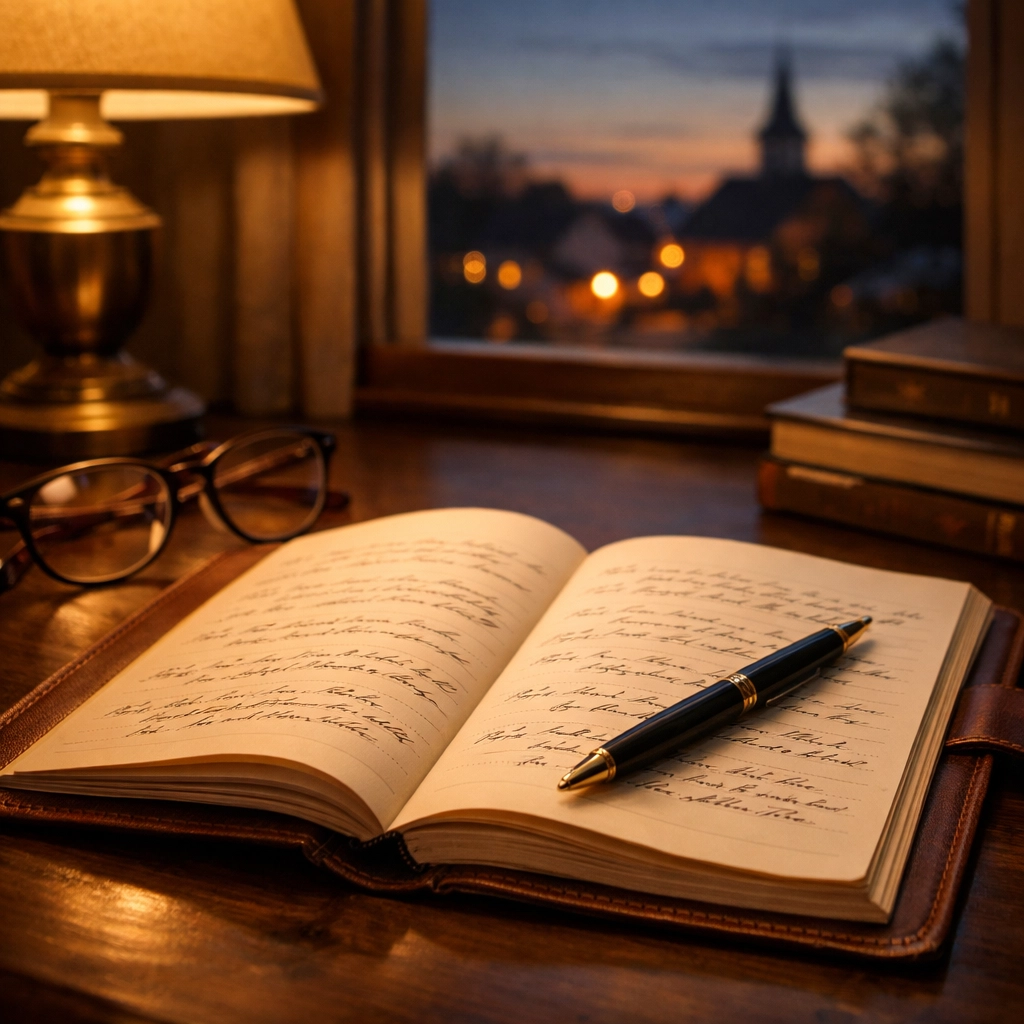 Separation journal documenting in-home divorce timeline in Fredericksburg VA